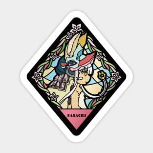 Nanachi Stained Glass Sticker Sticker